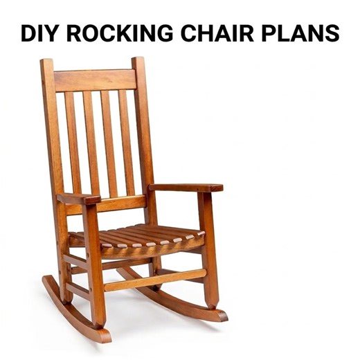 DIY Rocking Chair Plans | Woodworking Blueprint for Patio Furniture (PDF) - Etsy