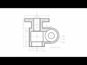 Autocad Tutorial Drawing no. 10