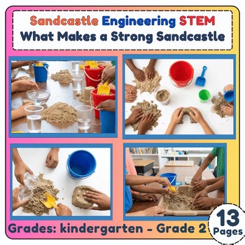 Build a Sandcastle Engineering STEM | Summer or Outdoor STEM Activities For K-3
