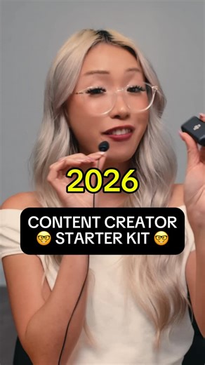 Stacked on Instagram: "3️⃣ CONTENT ESSENTIALS for ELEVATING your content 🤓 What are YOU saving up for? 👀 #contentcreation #camera #mic #gear #lights"