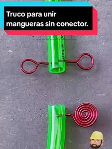 Truco para unir mangueras sin conector: hack rápido