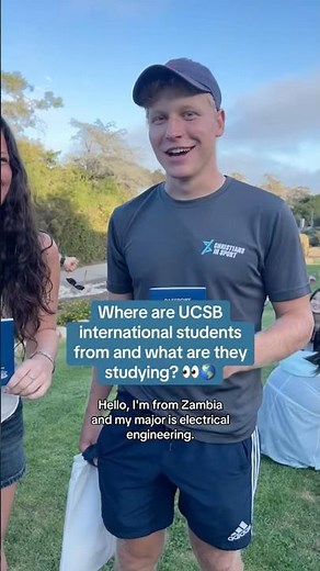 International UC Santa Barbara students share their majors. #UCSB #GlobalGauchos #International