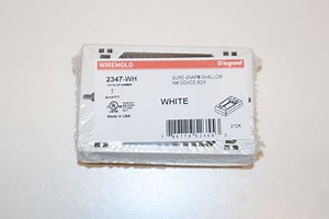 Wiremold 2347-WH Non-Metallic Device Box