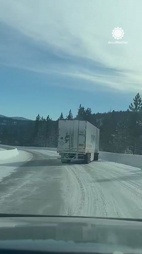 Truck Driving in Snow: California Winter Adventure
