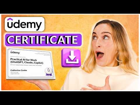 Udemy Course Certificate Missing? Here's How to Get & Download it