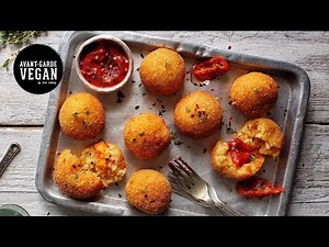 ARANCINI WITH MOZZARELLA (Risotto balls) | @avantgardevegan by Gaz Oakley