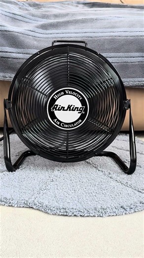 Air king 9212 high velocity fan first start of 2026 #electricfan #fancollection #shorts