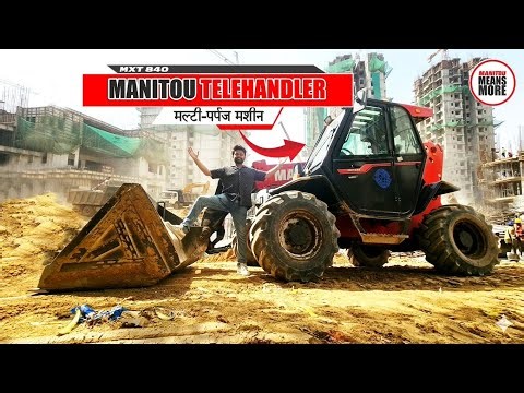 Manitou Telehandler MXT 840 Customer review #manitou #customerfeedback #manitoumachines