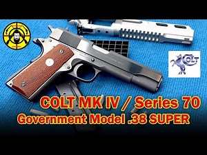 COLT MK IV / Series 70 Government Model .38 Super