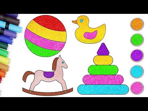 🎨Learn to Draw Toys | Fun Drawing and Coloring For Kids | Chiki Art | HooplaKidz How To