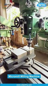 Micromill Milling Machine | High Precision Metal Milling Operation | WTE Workshop Process