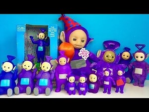 TINKY WINKY Teletubbies Toy Rare COLLECTION Teletubby Toys Playing Compilation!