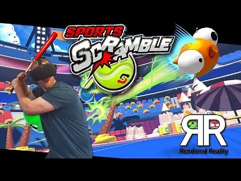 SPORTS SCRAMBLE on the Oculus Quest, the Wii Sports of VR