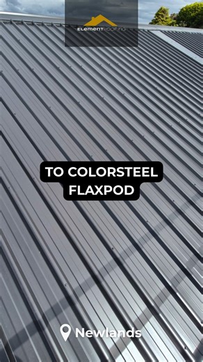 New year, new roof. 😎 This Newlands home kicked off 2026 with a bold Colorsteel Flaxpod upgrade. #wellingtonroofer #Colorsteel #flaxpod #roofing #newlands | Element Roofing
