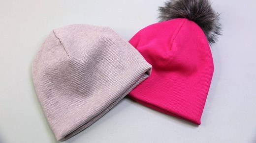 Beanie nähen mit gratis Schnittmuster (in 15 min genäht)