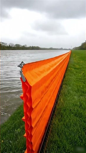 Automatic Plastic Barrier Prevents Water Overflow