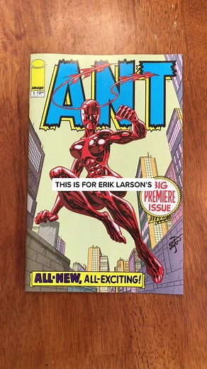 Comic Cave 10 second review of ANT #1 #imagecomics #comicreview #fypシ #ant #comiccave #superhero #90s #90skids #foryourpage #comiccave #thecomiccave