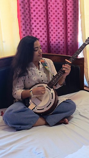 ভাদু আমার গরবিনী❤️🙏 #Dotaramusic #banjo #lokogan #folkmusic #DoTara | Anusree Mandal