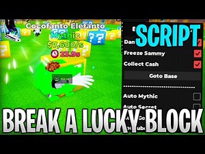 [⛏️UPDATE] Break a Lucky Block Best Script Auto Farm And Kill Aura Roblox 2026