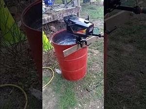 hangkai 3.6 outboard motor break in and test