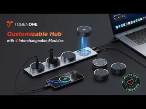 TobenONE: Ultra-Slim Magnetic Hub with Modular Design