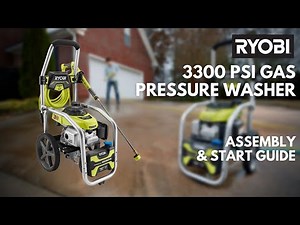 How To Assemble & Start The RYOBI 3300 PSI Gas Pressure Washer