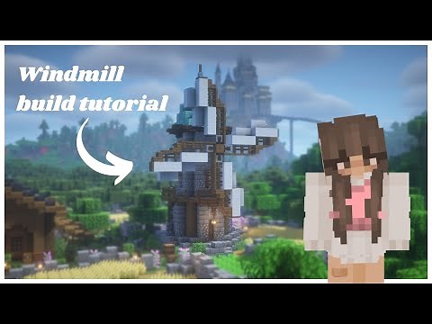 How to build a windmill in minecraft | Build tutorial