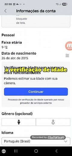 ensinem como fazer a verificação de idade❤️ #roblox