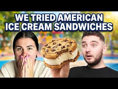 Brit try American Ice Cream Sandwiches!