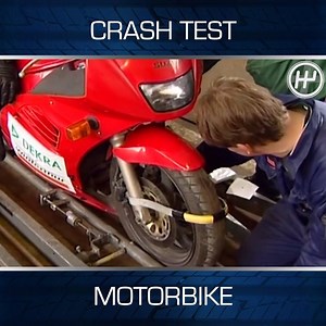 89K views · 510 reactions | Crash tests are usually taken place with cars, but what about motorbikes? | Fifth Gear | Facebook