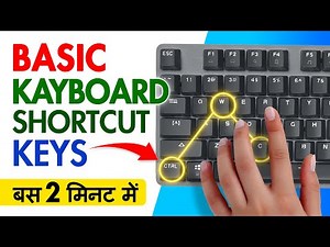 Basic Computer keyboard shortcut keys | Keyboard Shortcuts and Basic Typing Practices #typing