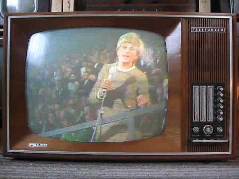 First Telefunken colour tv set PALcolor 708T from 1967
