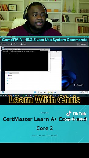 CompTIA A Lab: Master Windows System Commands