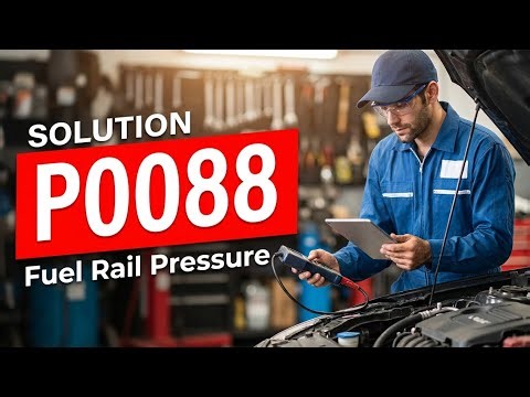 HOW TO FIX P0088 OBD II ERROR CODE - Fuel Rail Pressure Too High System Diagnosis