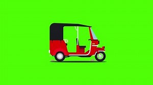 Autorickshaw Animation On Green Screen Background Stock Footage Video (100% Royalty-free) 1093365877 | Shutterstock
