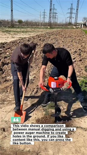 Power Auger vs Manual Digging – Fast Hole Drilling Comparison