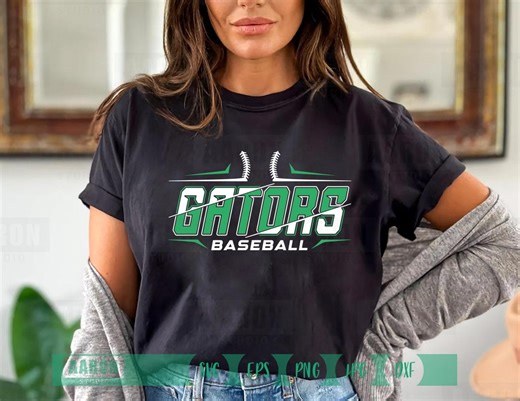 Gators Baseball SVG, Mascot Graphic, Cricut, Typography (digital Download) - Etsy