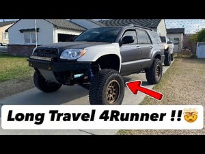 Long traveled 4Runner Prerunner !! Gets 3 link suspension! Pt 1