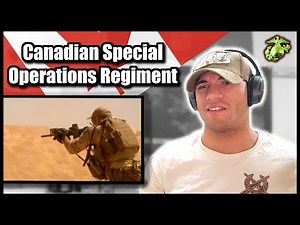 US Marine reacts to Canadian Special Operations Regiment (CSOR)