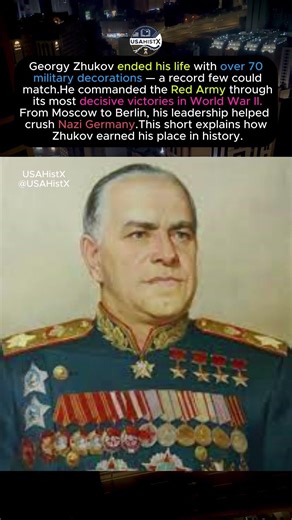 Why Zhukov Became the Most Decorated Commander in History #shorts