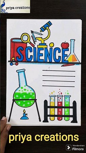 science projects|science project ideas|science front page design |project designs #shorts #science