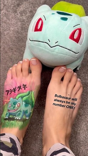 Bulbasaur is my number ONE! More body paint art to come. Hell Yeah!