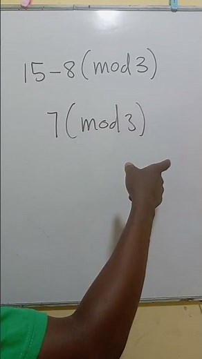 Subtraction of modular arithmetic