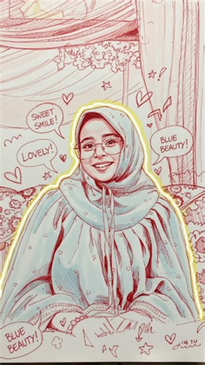 Rashida makeup artist | From Real Life Elegance to Doodle Art Glam!🎨💕 MUA-@makeup_by_rashida . . #MakeupArtist #GeminiReel #DoodleArt #IndianMakeupArtist #bridalmakeup | Instagram