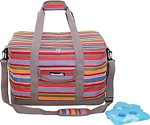 Collapsible Cooler Bag with Reusable Ice Packs: 30L / 50 Can Capacity Soft Cooler, 100% Insulated, Beach Cooler, and Foldable Soft Sided Cooler, Premium Grade Materials