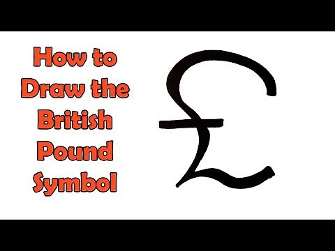 How to Draw a British Pound Symbol