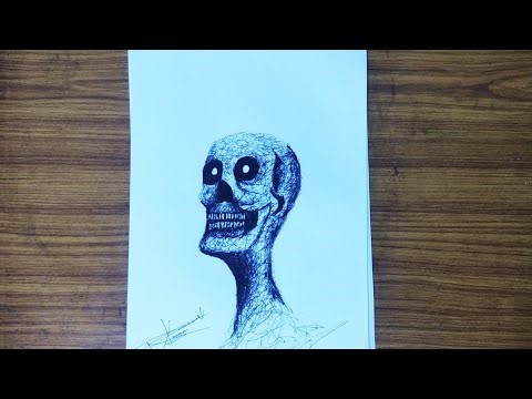 Ghost drawing realistic | how to draw ghost easy step by step | creepy ghost capture
