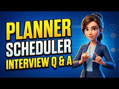 Planner Scheduler Interview Questions and Answers