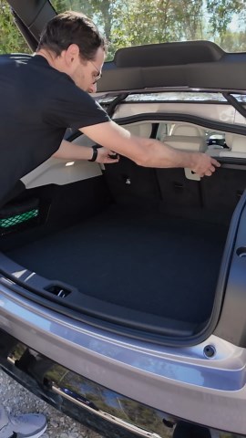 Trunk of the Volvo ES90