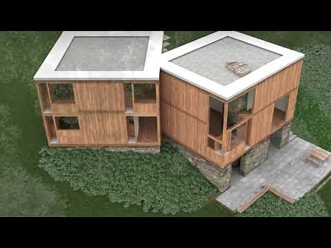 FISHER HOUSE BY LOUIS I. KAHN